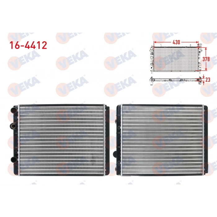 SU RADYATORU MEKANIK VOLKSWAGEN POLO (6N1) 1.0i AKP-AEE M-T 1994-1999