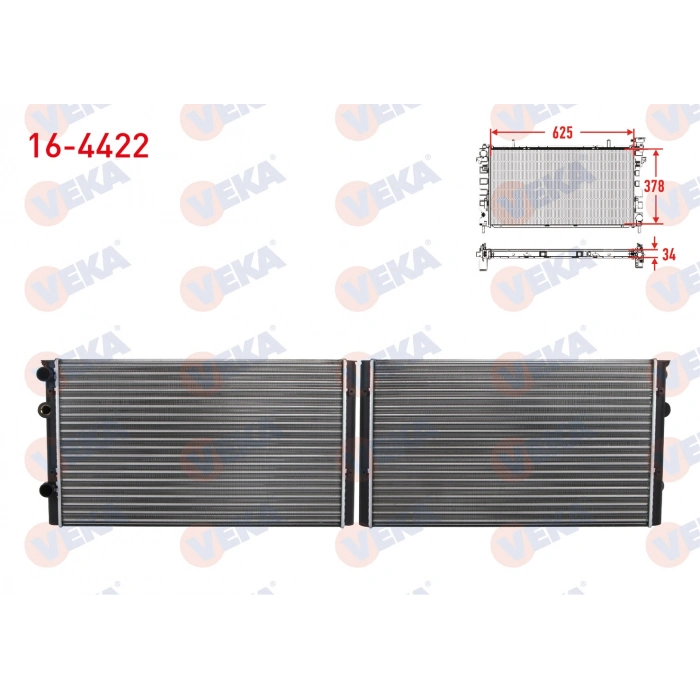 SU RADYATORU MEKANIK VOLKSWAGEN POLO (6N1) 1.4 HB M-T 1994-1999