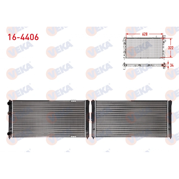 SU RADYATORU MEKANIK VOLKSWAGEN POLO CLASSIC (6KV2) 1.6 A-T 1995-2001