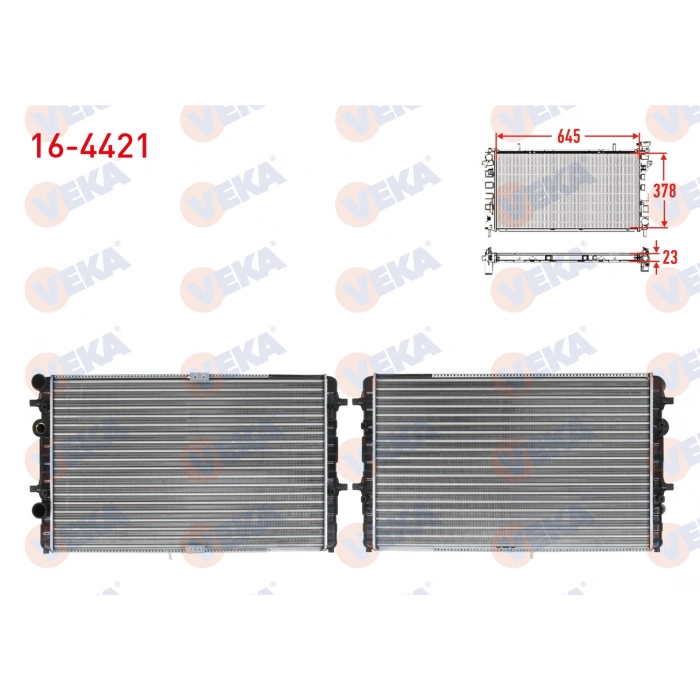 SU RADYATORU MEKANIK VOLKSWAGEN POLO CLASSIC (6KV2) 1.9 TDI M-T 1995-2001