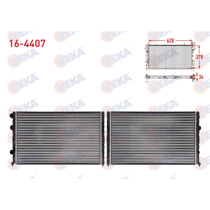 SU RADYATORU MEKANIK VOLKSWAGEN POLO CLASSIC (6KV2) 1.6 M-T 1995-2001