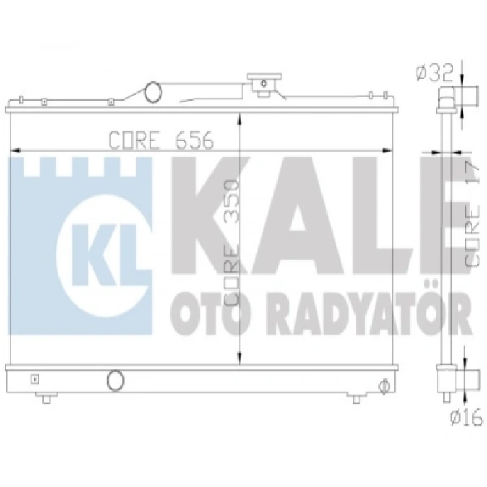 SU RADYATÖRÜ MT COROLLA (E10, E11) 1.3:1.6 93-99