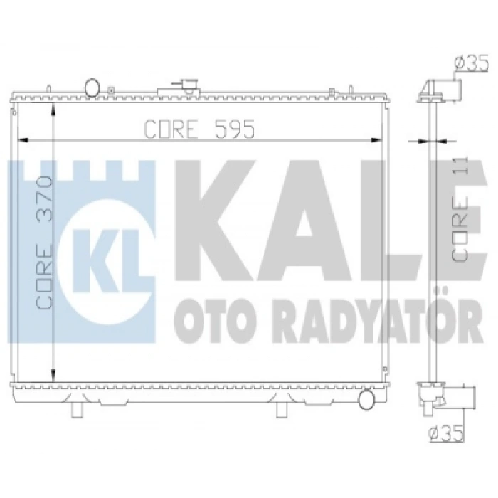 SU RADYATÖRÜ MT L200 (K64) 2.5 D 99-05