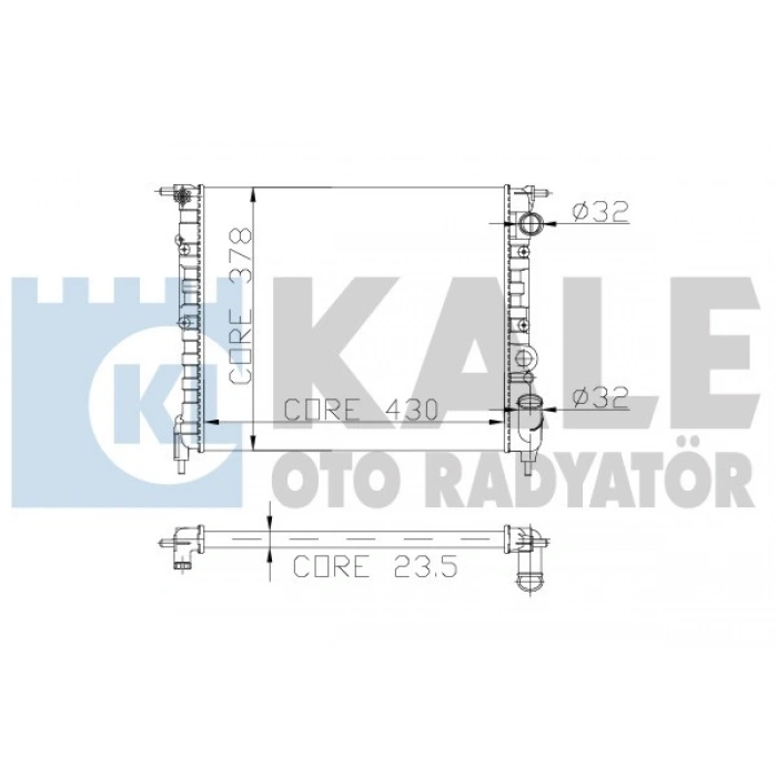 SU RADYATÖRÜ (NAC) R19/ GTX/GTE 1,4 92-