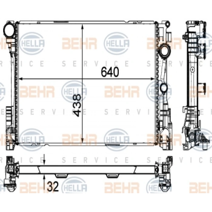 SU RADYATÖRÜ OTOMATIK SANZUMAN 212-218-231-207 -GLK X204 642-651 12-
