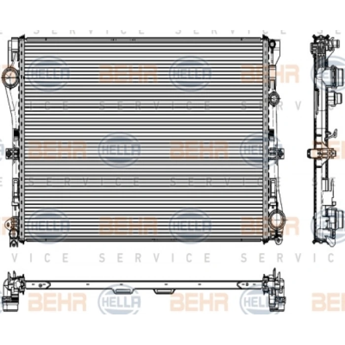 SU RADYATÖRÜ OTOMATIK W205-213-238 M651-274 13-