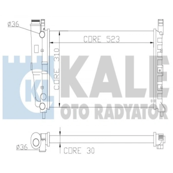 SU RADYATÖRÜ UNO 70 1,4 IE 92-