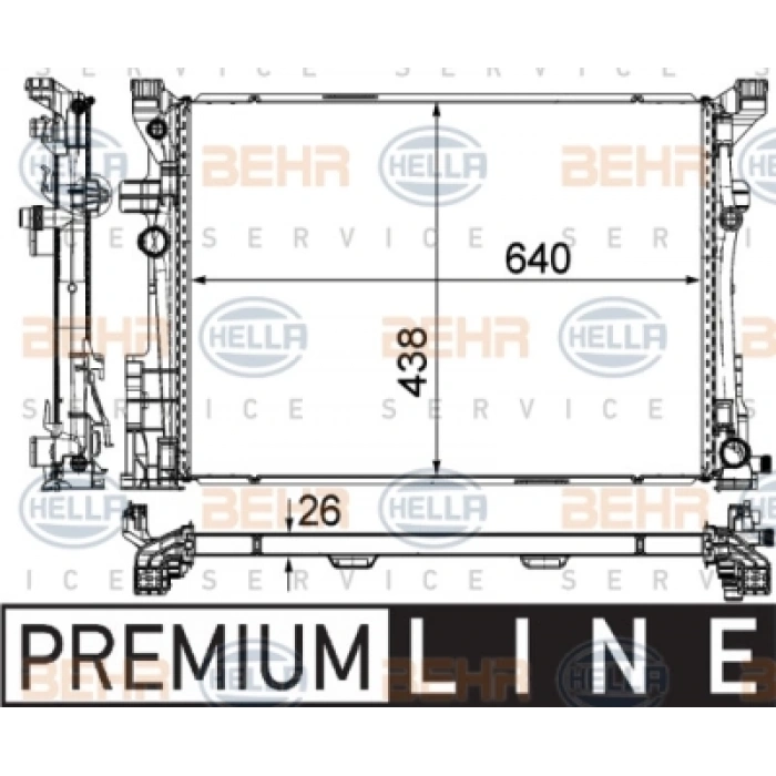 SU RADYATÖRÜ W117-246-176-242-156 M270-651-607 12-