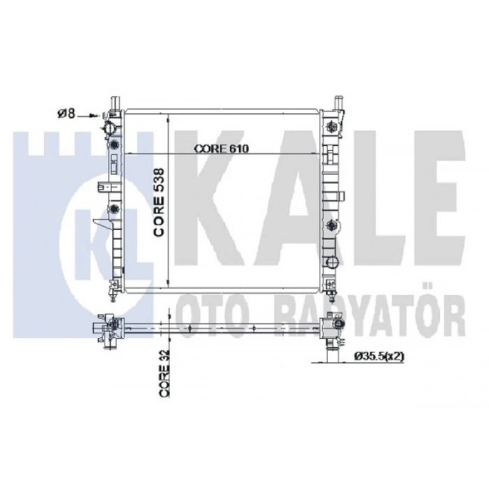SU RADYATÖRÜ W163 M112-113 98-05