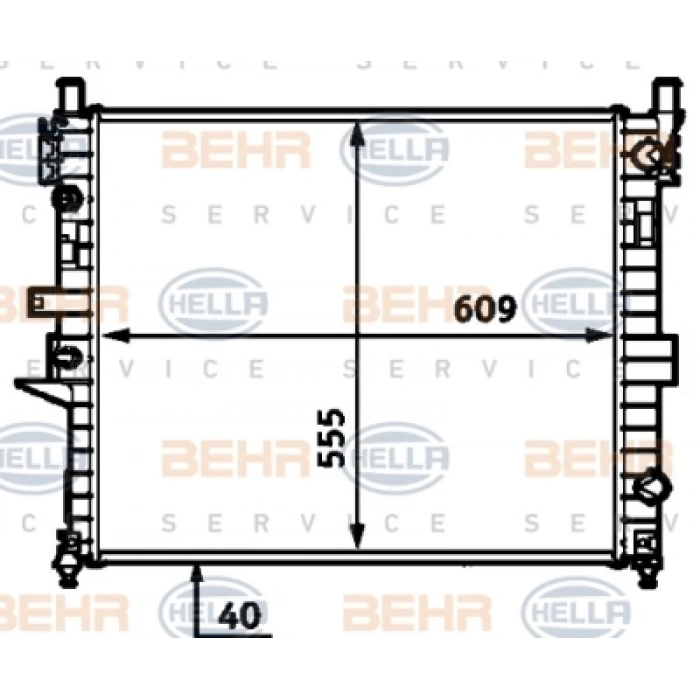 SU RADYATÖRÜ W163 OM612 00-05