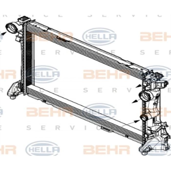 SU RADYATÖRÜ W204-207-212-218 M651-271 09-