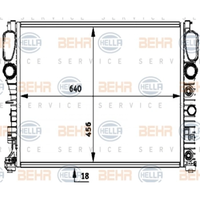 SU RADYATÖRÜ W211-219 M112 02-09