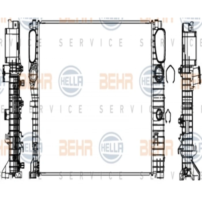 SU RADYATÖRÜ W211 M646-647-271 02-09
