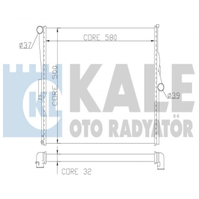SU RADYATÖRÜ X3 E83 - E83 LCI BM 10-15