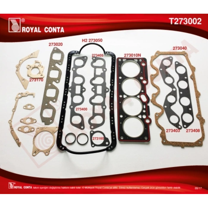 TAKIM CONTA ESCORT 1.3-1.6 CVH 86-