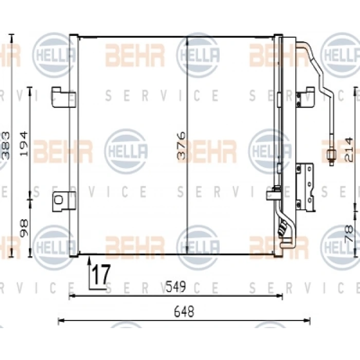 TAKIM CONTA MONDEO 2.0 16V 96-