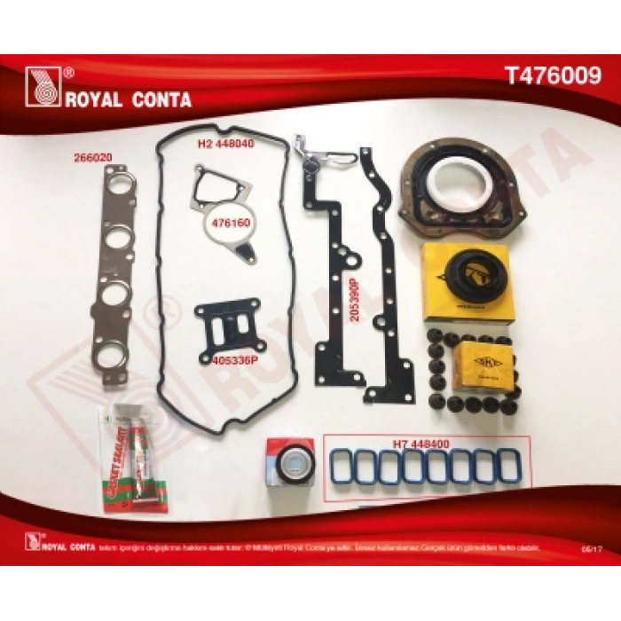 TAKIM CONTA SIL.CONTASIZ MONDEO/V184 2,0 TDCI Ö.ÇEKER 01-06