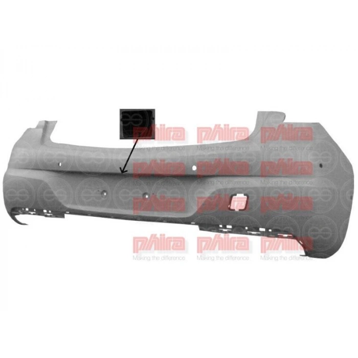 TAMPON ARKA ASTARLI 6 SENSÖRLÜ KAMERA DELİKLİ | OPEL | ASTRA K | 2015-2019