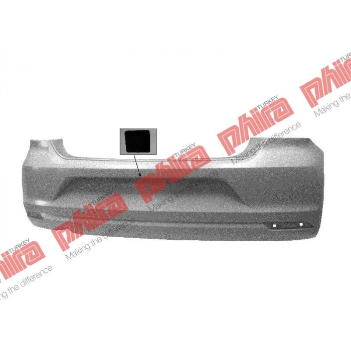 TAMPON ARKA ASTARLI BÜYÜK EGZOS DELİKLİ Kampanya | VOLKSWAGEN | POLO | 2015-2018