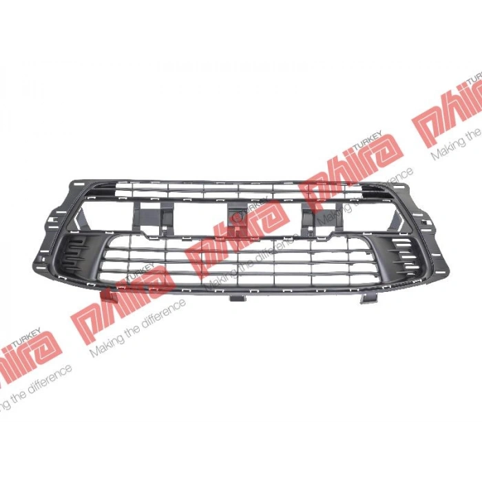 TAMPON IZGARASI ÖN ALT ORTA KAPLAMA SİYAH | CITROEN | C4 | 2008>