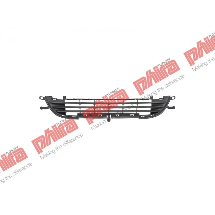 TAMPON IZGARASI ÖN ALT ORTA SİYAH | PEUGEOT | 207 | 2006>