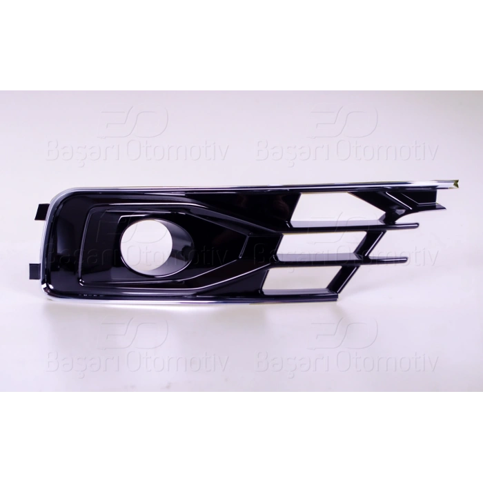 TAMPON IZGARASI SOL SISLI PIANO BLACK + KROM AUDI A6 15 >