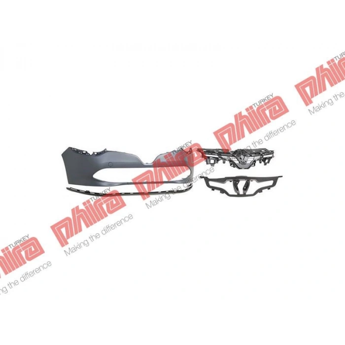 TAMPON ÖN ASTARLI PANJUR SPOYLER TAKIM | RENAULT | CLIO | 2012>
