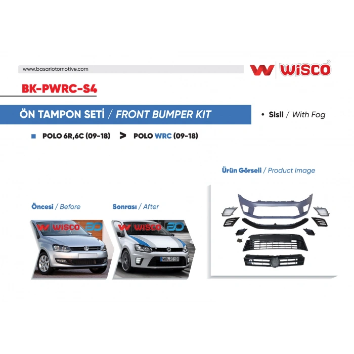 TAMPON SETI ON SIS FARLI VW POLO WRC 09-18