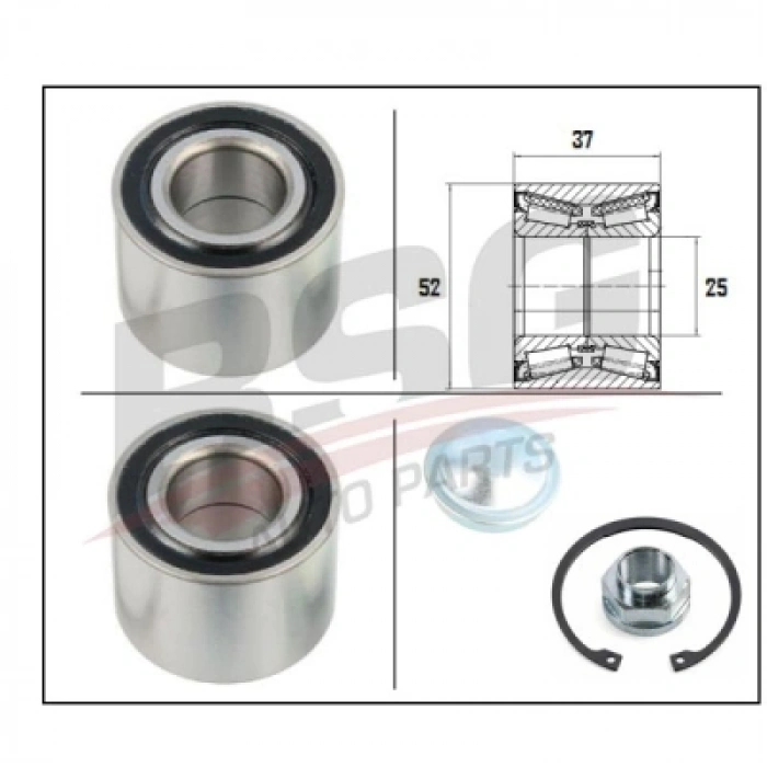 TEKER RULMANI ARKA 106/306 / R 9 - R11 -R19 CLIO SYMBOL PEGUEOT 106 206 306 BM 85-