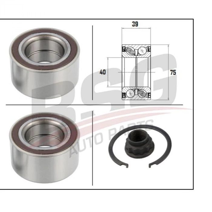 TEKER RULMANI ÖN ABS`LI YARIS (P9, P13) 1.0:1.3:1.33:1.4 D4D:1.5 Hybrid 06-