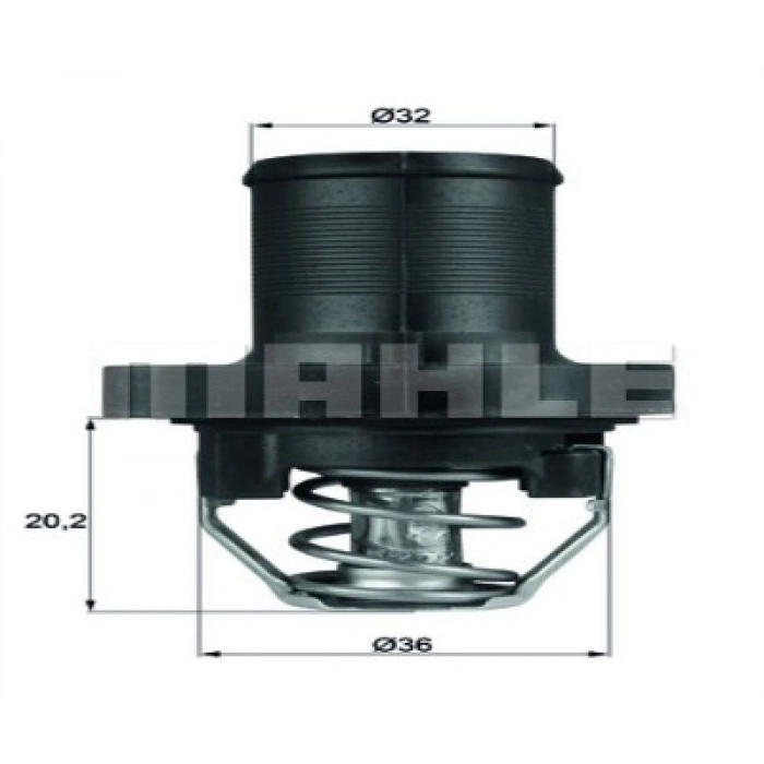 TERMOSTAT - 206/307/C3/C4/XS/XSPC - B.M - 99-