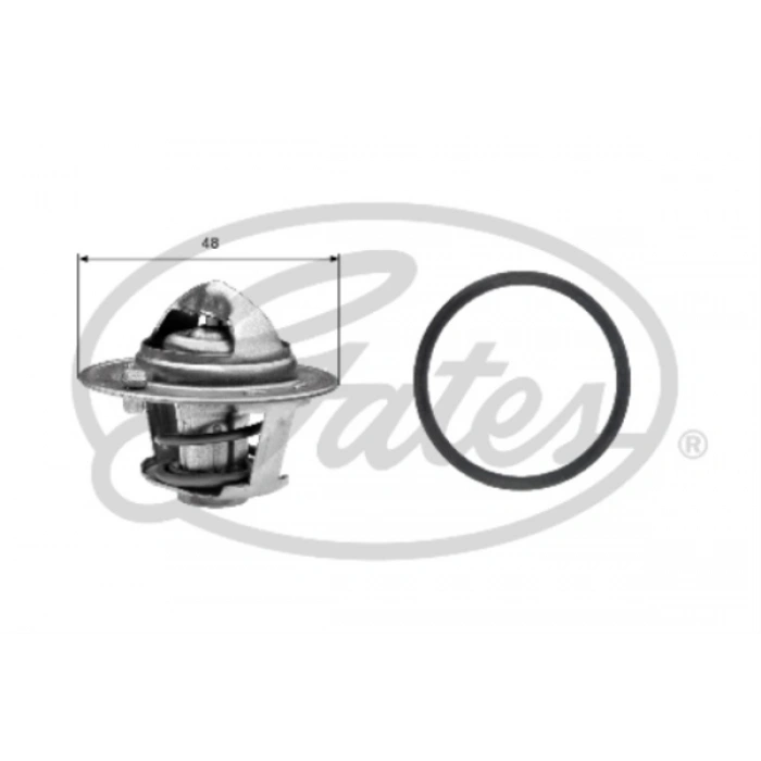 TERMOSTAT (82°C)/96MM 8575 A1A FOCUS/FIESTA 1,25-1,4-1,6 BENZ 95-01