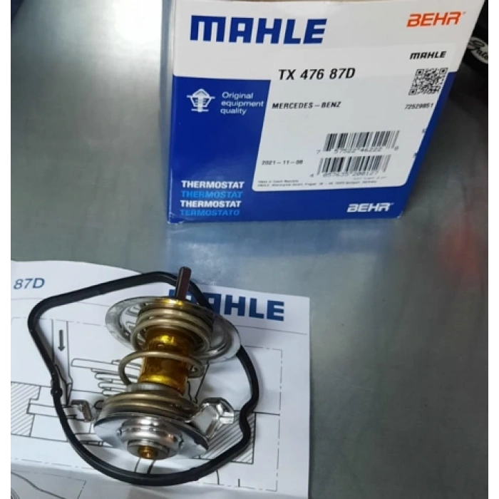 TERMOSTAT 87cc - TEK -GÖVDE HARIÇ SPRT.211,213,311,313,411,413,309,315,318,509,511,515,518.CDI -VITO.111,112,115.CDI-VIANO.CDI.2,2 M611-646-612 00-09