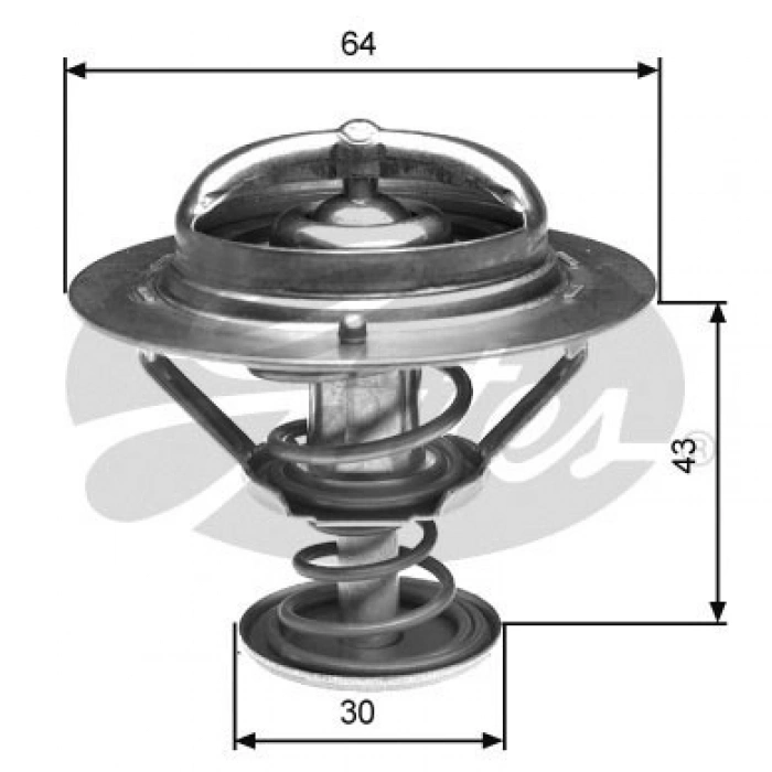 TERMOSTAT 88 °C PAJERO (V2, V4) 3.0 V6:3.5 V6 97-00