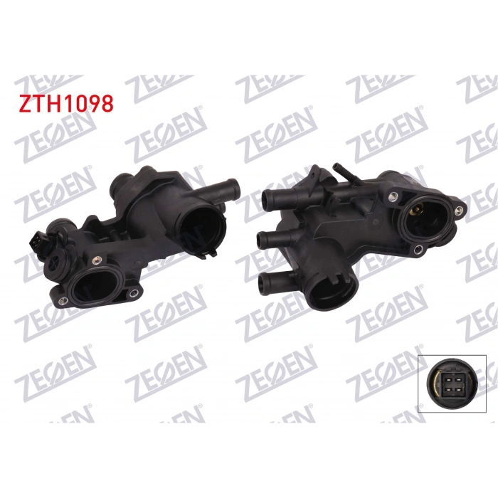 TERMOSTAT KOMPLE 87 C SKODA OCTAVIA 1.6i 1996-2004