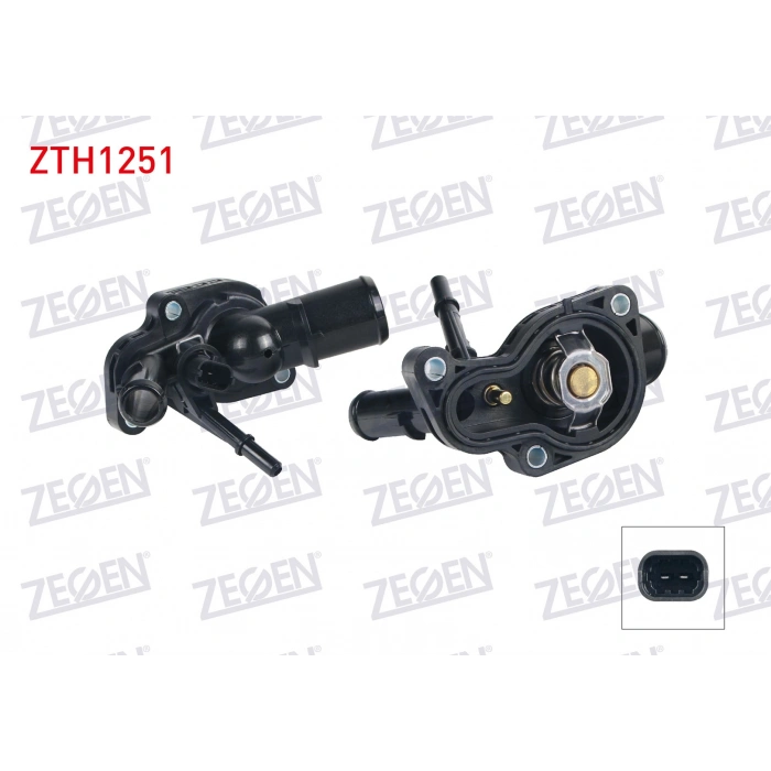 TERMOSTAT KOMPLE 90 C FIAT EGEA 1.6 16v 2015- / 500X 1.6 16v 2014-