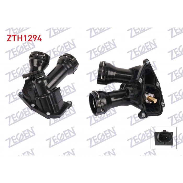 TERMOSTAT KOMPLE PLASTIK MUSURLU 95 C MERCEDES C SERISI (W205) C 180 d 2018- / E SERISI (W213) E 200 d, E 220 d 2018- / GLC (X253) 220 d, 300 d 2019-