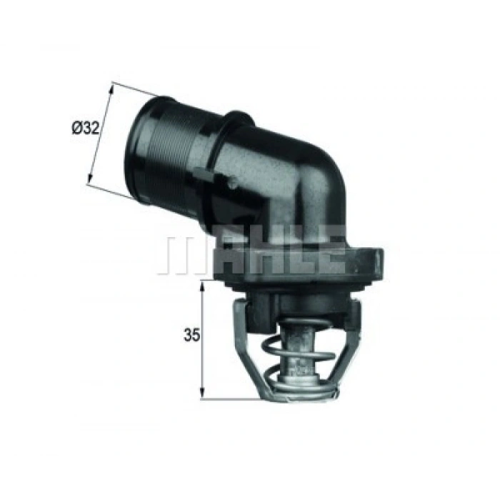 TERMOSTAT KOMPLE (TU3AE5) 207/206+/BIPPER/C2/C3 1.1/1.4 02-