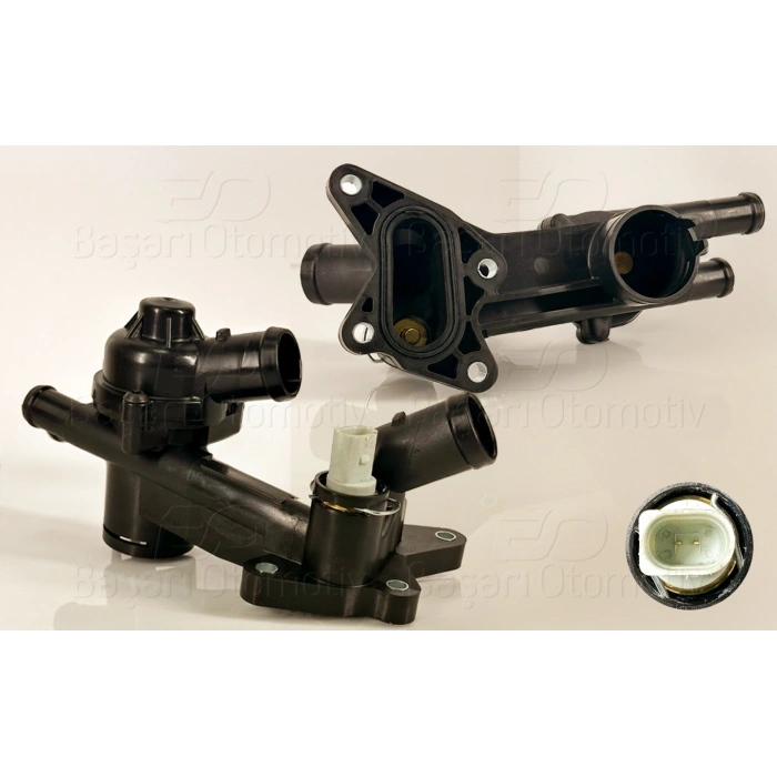 TERMOSTAT YUVASI ( MUSURLU KOMPLE) VW POLO IBIZA FABIA 1.2 02 >
