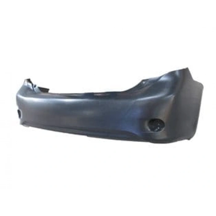 TOYOTA COROLLA- E150- 07/10; ARKA TAMPON SİYAH (REFLEKTÖR DELİKLİ (SENSÖR DELİKSİZ) (TYG)