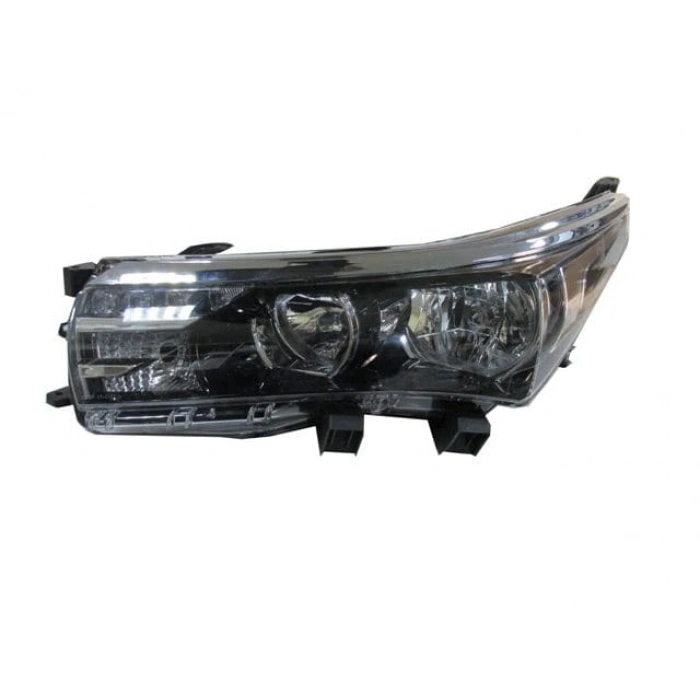 TOYOTA COROLLA- NDE180- 13/16; FAR LAMBASI SOL ELEKTRİKLİ/MOTORSUZ/LEDLİ/NİKELAJ ÇITALI (E MARKLI)