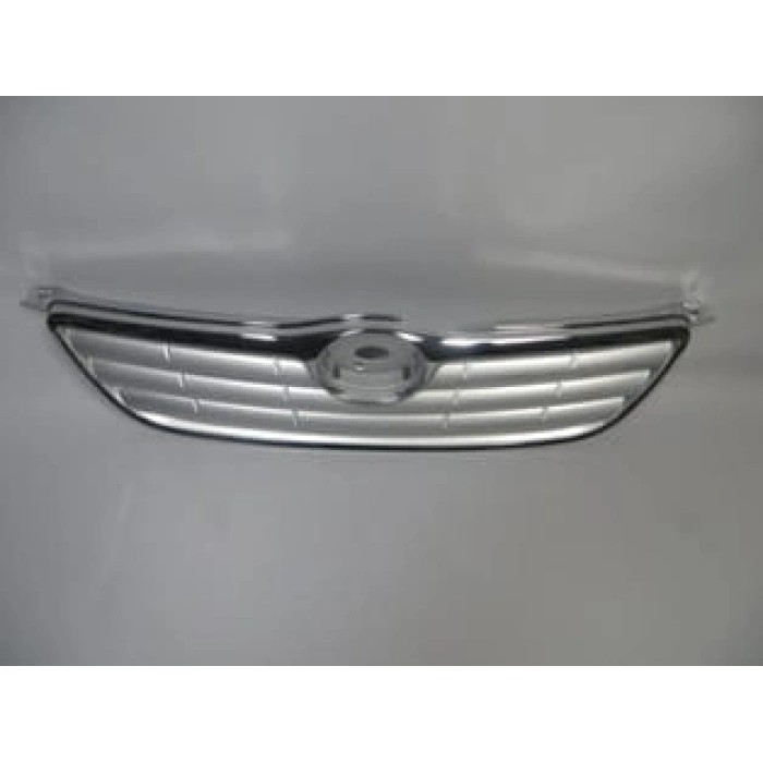 TOYOTA COROLLA- ZZE121- 05/06; ÖN PANJUR NİKELAJ ÇERÇEVELİ/İÇ PETEKLERİ GÜMÜŞ GRİ DÜZ ÇİZGİLİ TİP