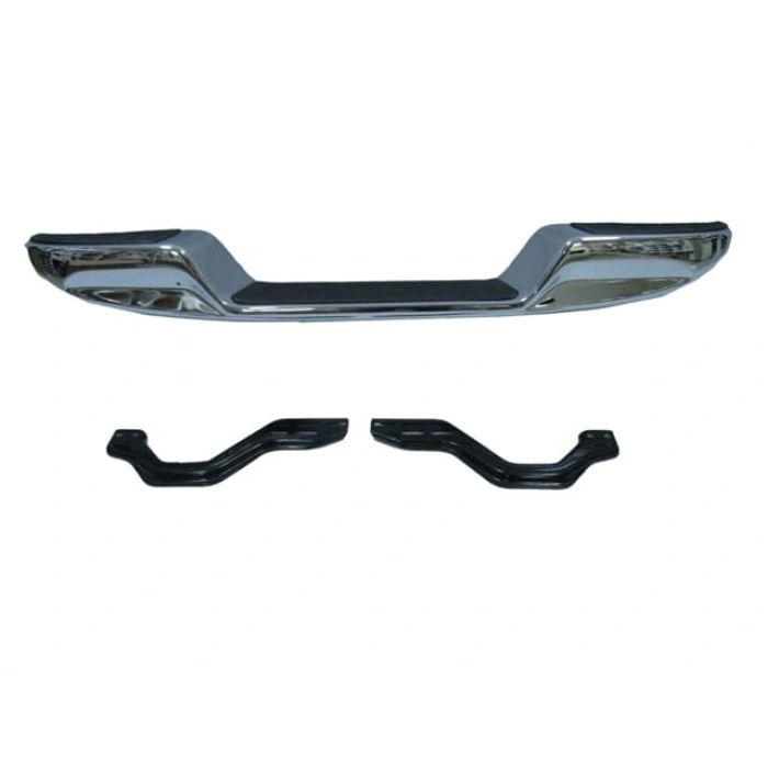 TOYOTA HILUX- PICK UP LN145- 02/05; ARKA TAMPON (NİKELAJLI ALTI BOMBELİ BAĞLANTI BRAKETLERİ İLE)FPI)