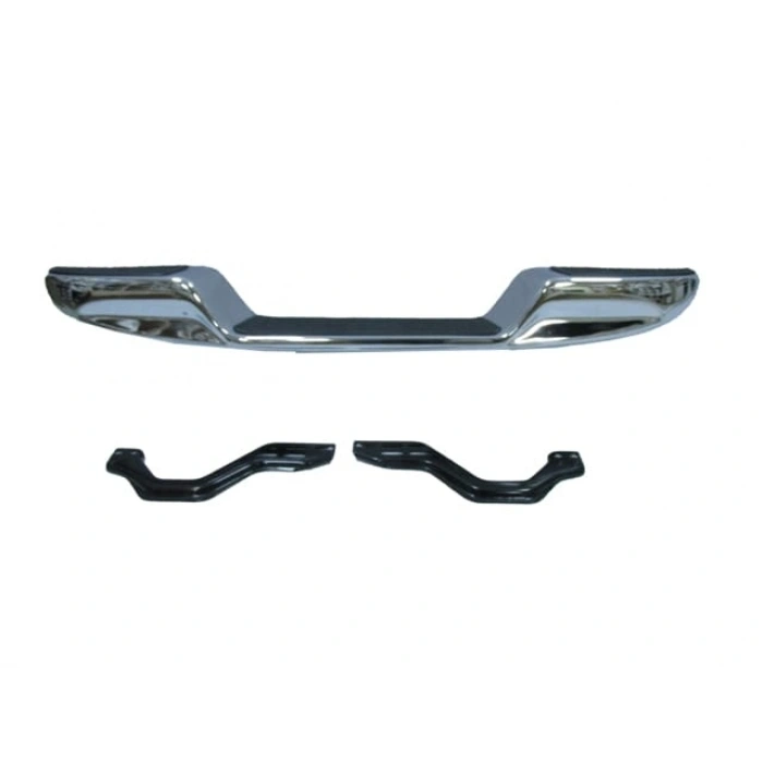 TOYOTA HILUX- PICK UP LN145- 98/01; ARKA TAMPON NİKELAJLI ALTI BOMBELİ (BAĞLANTI BRAKETLERİ İLE)FPI)