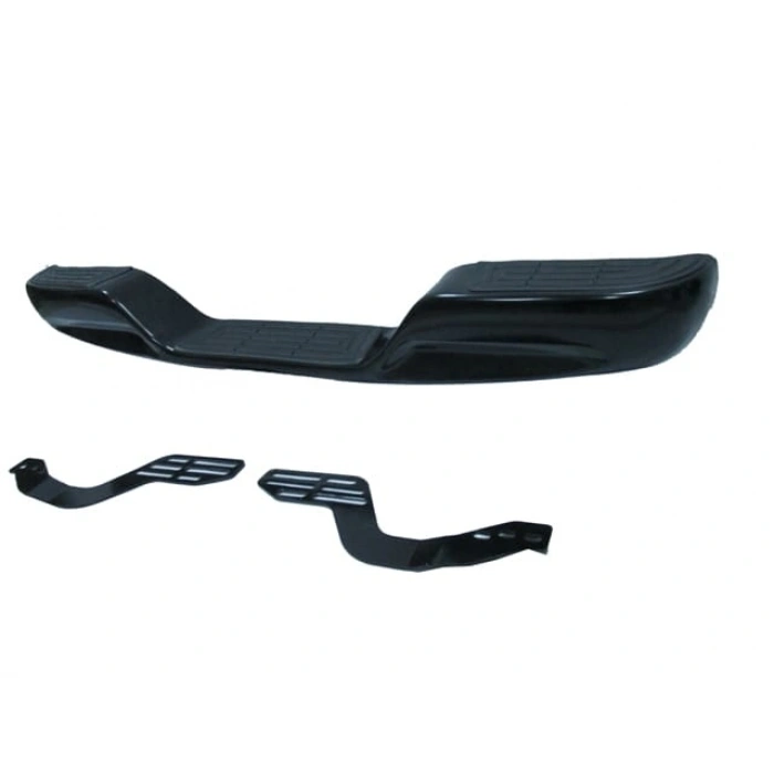 TOYOTA HILUX- PICK UP LN145- 98/01; ARKA TAMPON SİYAH (BAĞLANTI BRAKETLERİ İLE) (FPI)