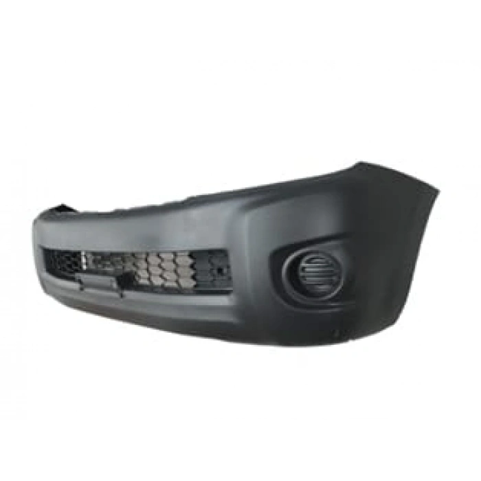 TOYOTA HILUX- PICK UP VIGO- 10/11; ÖN TAMPON PLASTİK SİYAH (4X2 DODİK DELİKSİZ SİS KAPAKLI)(LM/TYG)