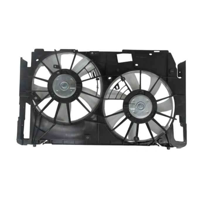 TOYOTA RAV4- 04/12; RADYATÖR VE KLİMA FAN DAVLUMBAZI KOMPLE ÇİFTLİ (5+7 KANAT) (MOTORLU) (ORİS)