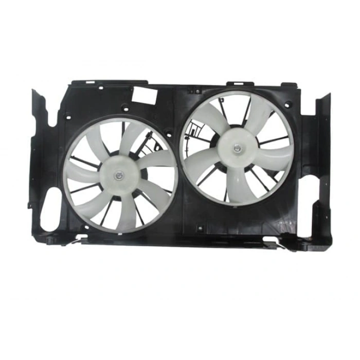 TOYOTA RAV4- 04/12; RADYATÖR VE KLİMA FAN DAVLUMBAZI KOMPLE ÇİFTLİ (5+7 KANAT) (MOTORLU) (ORİS)