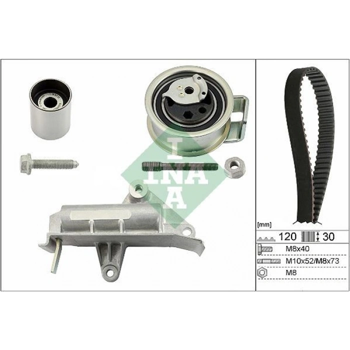 TRİGER EKSANTRİK GERGİ SETİ 141×260 CRAFTER 30-50 2.5 TDI 06