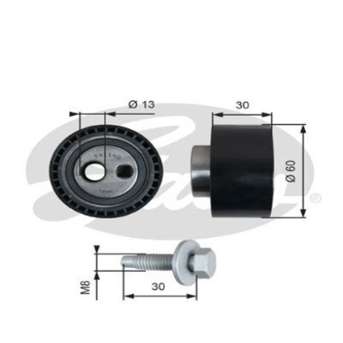 TRIGER EKSANTRIK GERGI SETI 146 C5 2.2 HDI 01 406 607 2.2 HDI 00-